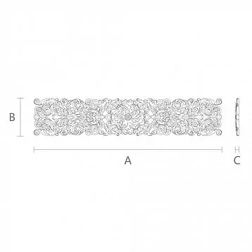 Transform your interior with the carved overlay N-60