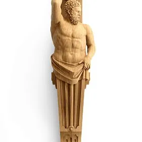 Wooden bracket KR-068L