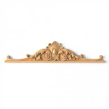 Wooden decorative element N-173.1 with carved ornament in neoclassical style