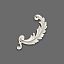 Stucco decor NPU-221L (A=100 B=116 C=10 mm) (Polyurethane)