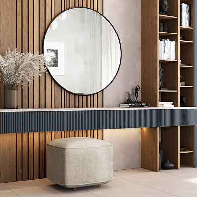 Mouldings для отделки тумбы в интерьере - резной molding K-097