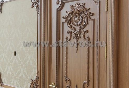 Interior made of wooden materials