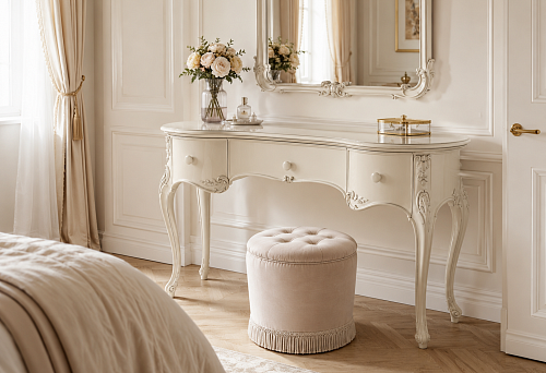 Classic Adele 010-001 dressing table: how to choose for bedroom and boudoir