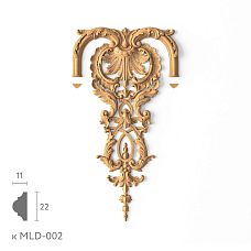 Carved Applique N-383 close-up