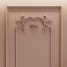 Set of polyurethane stucco decor CPU‑8‑1 for wall decoration in the Summer Garden collection.