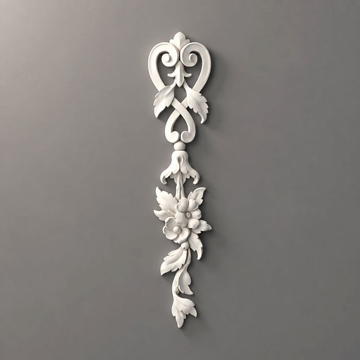 Relief decoration NPU.VRS-012, decorative element made of polyurethane