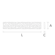 Carved molding K-127 drawing