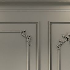 Stucco decor set CPU-14-2 Tsarskoye Selo in the hallway interior with a console