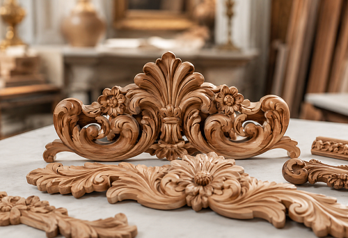 Buy wooden ornaments: types, sizes, and decor selection