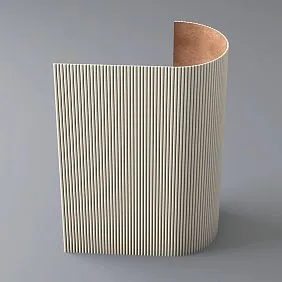 Primed MDF slatted panel PAN-002