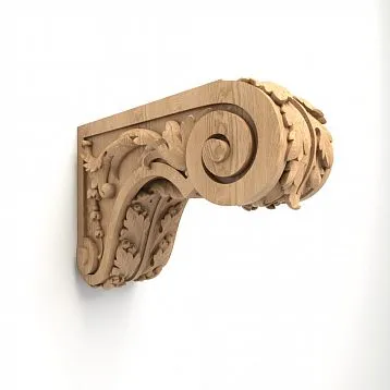 Carved Bracket KR-054 for an elegant interior