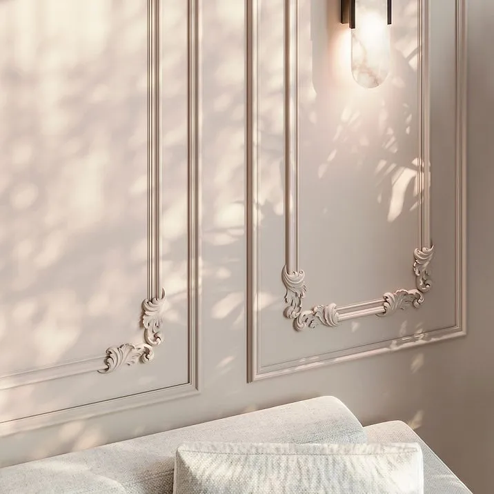 Buy wall decor CPU-1-4 &mdash; set with left and right mirror trims for symmetrical panels, doors and mirrors