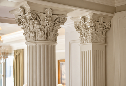 Capital for column and pilaster: how to choose the top decorative element