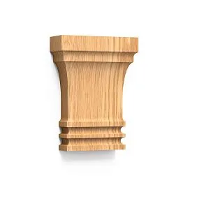 Wooden capital KL-067