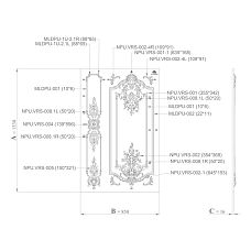 SVPU-003 stand for visual display of samples in the showroom and salon drawing