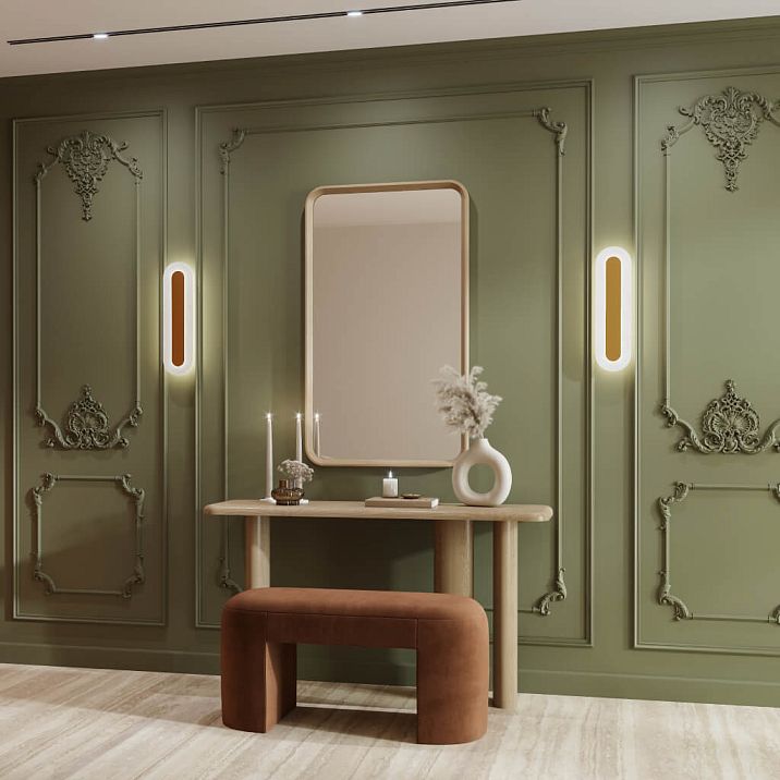 Stucco decor set CPU-14-1 Tsarskoye Selo in a composition with wall moldings