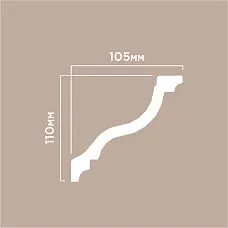 Crown A150V1 POLYSTYRENE HI WOOD 105mm x 110mm x 2.0m. drawing
