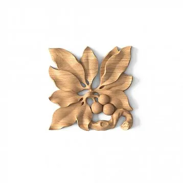 Wooden wall decoration N-318L with natural color and texture