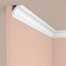 Cornice A53 POLYSTYRENE HI WOOD 37.7mm x 37.7mm x 2.0m &mdash; compact solution for elegant interiors