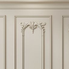Stucco decor set CPU-15-1 Pavlovsk in a composition with wall moldings