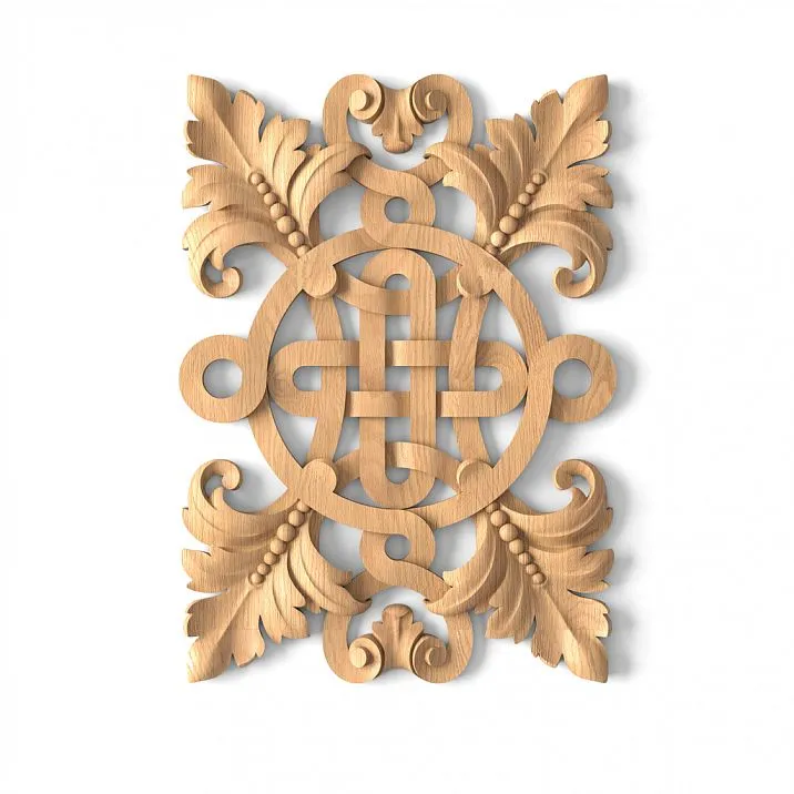 Wooden carved decorative element N-338