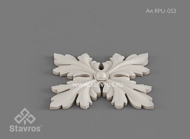 Carved rosette RPU-053 - 1