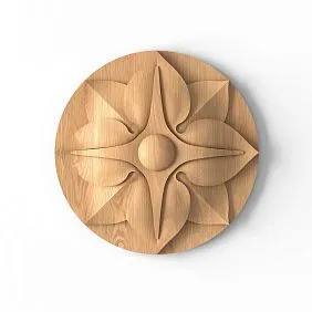 Wooden rose fixture R-004