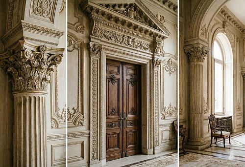 Decorative Elements and Capitals for Door Portals: When Wall Decor Becomes Architecture