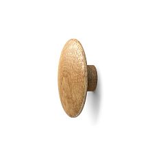Wooden push button handle side view