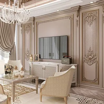 C.VRS-062 decor set made of natural wood