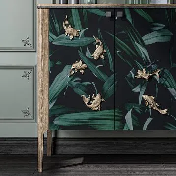 Carved Inlay N-483R in the Shape of a Fish