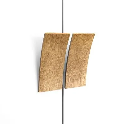 Furniture handle HL-007 из массива дерева на дверцах