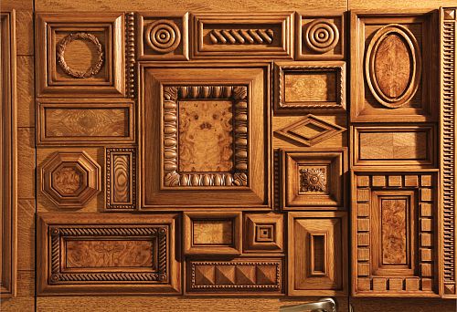 Wood paneling, wood in interior design 2024