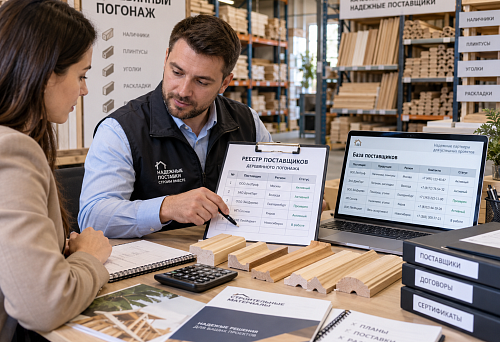 Construction materials supplier database with wooden trim suppliers