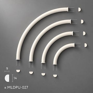Polyurethane molding MLDPU-027U-2 for wall and ceiling decoration