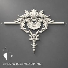 Decorative molding for walls and ceilings for classic and modern interiors