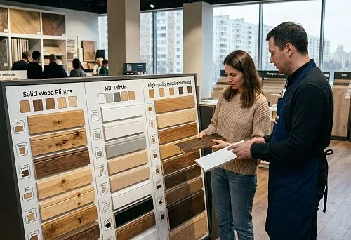 Buy floor skirting boards in Moscow: how to choose floor skirting board made of wood, MDF and solid wood