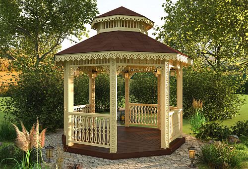 Wooden small forms: the highlight in the landscape