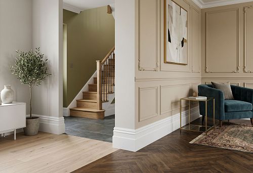 High baseboard for painting: how to choose a floor profile for the interior