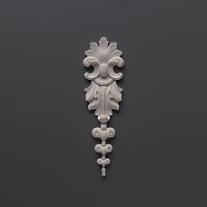 Carved polyurethane overlay NPU-081 - a decorative element for walls and furniture