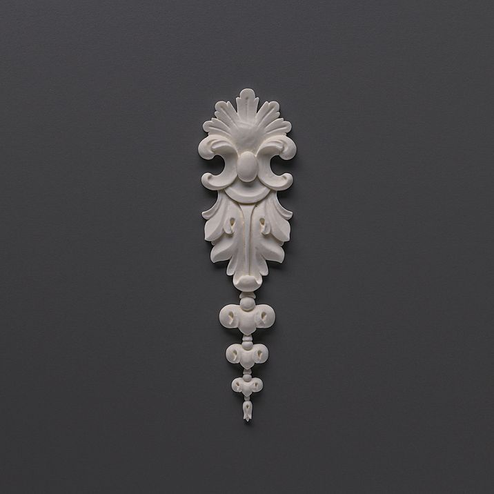 Carved polyurethane overlay NPU-081 - a decorative element for walls and furniture