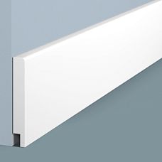 Floor skirting board B70N from polystyrene HI WOOD, 70 mm high &mdash; close-up