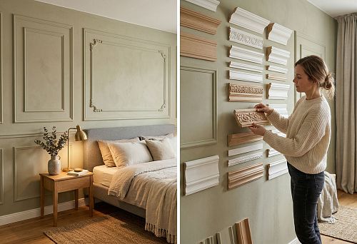 Wall Molding for the Bedroom: How to Choose a Decorative Profile for a Cozy Interior