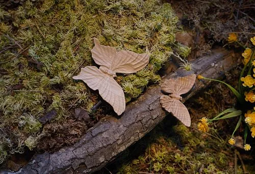 Carved Wooden Butterflies &mdash; Unique Decorative Gift