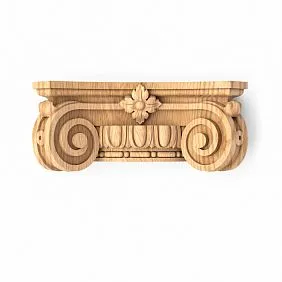 Wooden capital KL-059