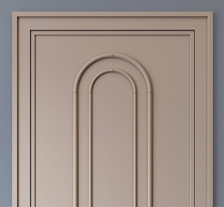 Door decor with corner elements MLD-027U-1 and MLD-027U-2