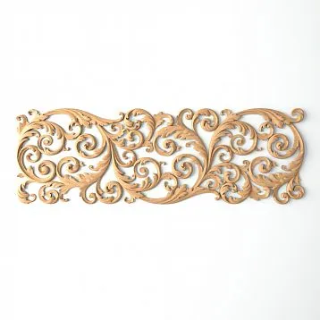 Carved Insert from Oak or Beech - N-354L