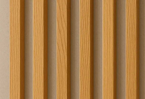 Decorative Planks for Zoning Space in Close-up