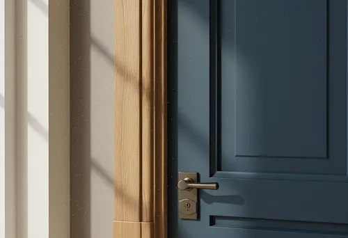 Wooden oak architrave for a stylish interior