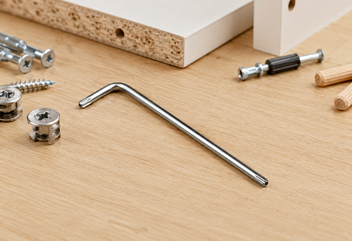 L-shaped TORX T-25 key for furniture fittings
